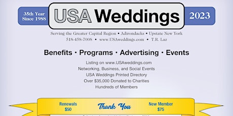 Hauptbild für 2023 USA Weddings