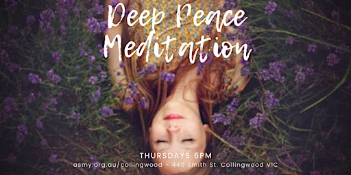 Imagem principal do evento Deep Peace  Guided Meditation