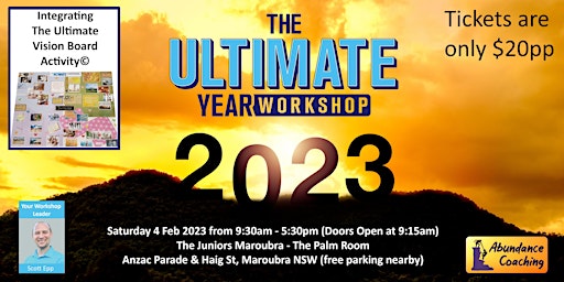 The Ultimate Year Workshop 2023 - Goal Setting, Priorities, Vision Board!