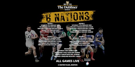6 Nations Rugby Live At The Dubliner Boston MA