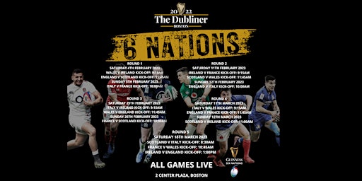 6 Nations Rugby Live At The Dubliner Boston MA