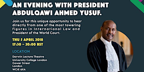 An Evening with President Abdulqawi Ahmed Yusuf. CIJ/ICJ primary image