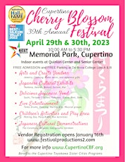 (FREE) 2023 Cupertino Cherry Blossom Festival