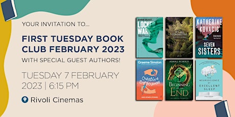 First Tuesday Book Club February 2023 with special guest authors!