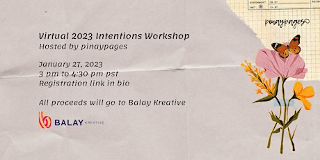 Virtual 2023 Intentions Workshop
