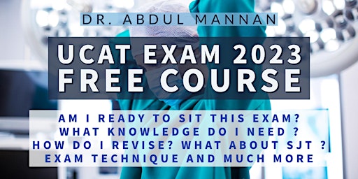 Free UCAT Course 2023 | Get Into Medicine and Dentistry