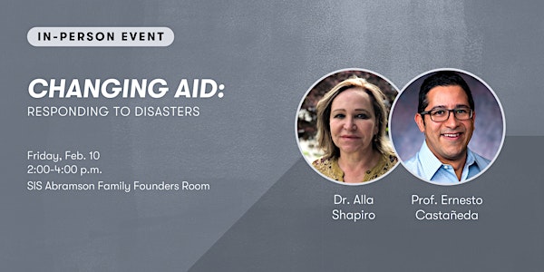 Changing Aid: Responding to Disasters