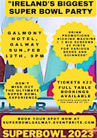 Superbowl party 2023 - Galmont Hotel, Galway
