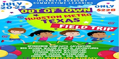 $228 | Any Children 7-11 Years Playdates-Houston Metro Waterpark Adventures