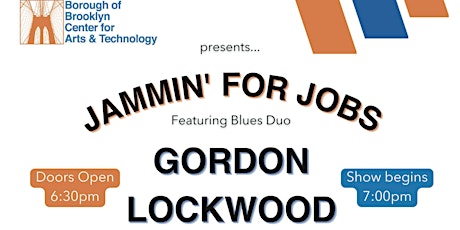 Jammin For Jobs - Blues Duo " Gordon Lockwood "