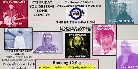 British Invasion VII: Stand Up Comedy Talents from UK primary image