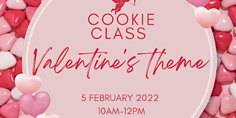 Afternoon Valentines Day cookie decorating class