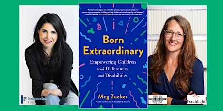 Meg Zucker, author of BORN EXTRAORDINARY - an in-person Boswell event