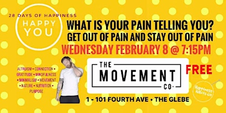 GET OUT OF PAIN & STAY OUT OF PAIN workshop led by The Movement Co