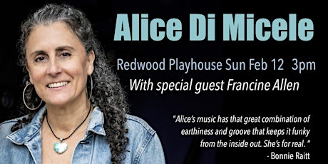 Alice Di Micele at the Redwood Playhouse
