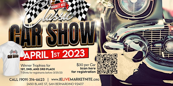 FREE IE LIVE MARKET NITE, EASTER EGGSTRAVAGANZA AND CLASSIC CAR SHOW