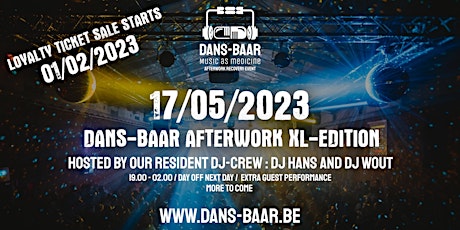Dans-Baar Afterwork XL-Edition 17/05/2023