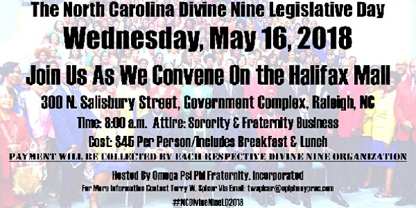 The North Carolina Divine Nine Legislative Day OPP