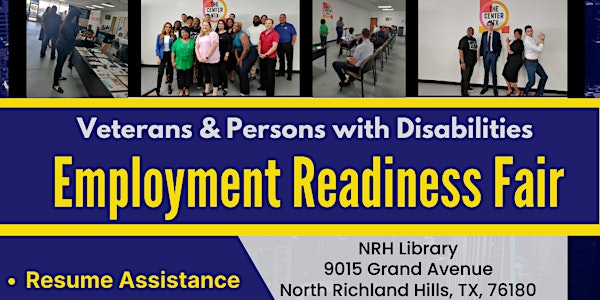 Employment Readiness Fair: Veterans and Persons with Disabilities
