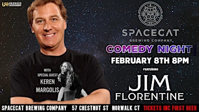 COMEDY NIGHT Featuring Jim Florentine  at  Spacecat Brewery