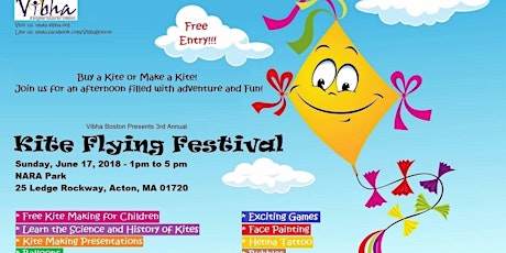 Kite Flying Festival 2018 by Vibha Boston primary image