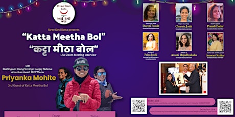 StreeDeviKatta's Katta Meetha Bol 3 with Mountaineer Priyanka Mohite