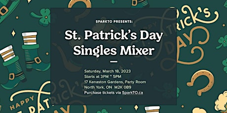 Toronto St Patrick's Day Singles Mixer | Chinese Speed Dating Party