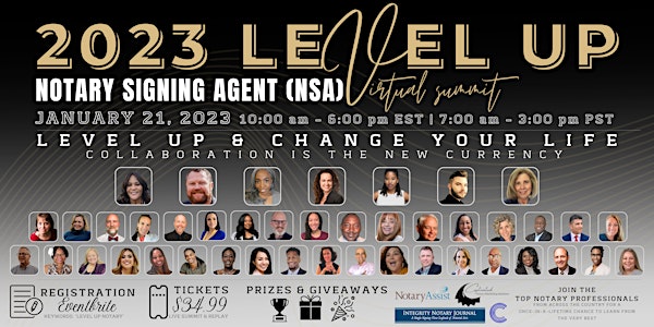 2023 Level Up Notary Signing Agent (NSA) Virtual Summit