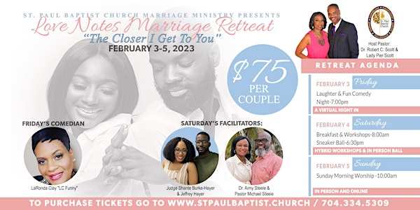 St. Paul's Marriage Ministry Presents "Love Notes" 2023