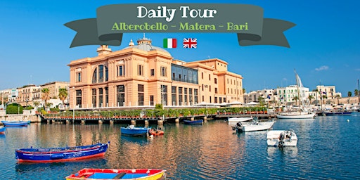 Immagine principale di Daily tour Alberobello a Matera con pick-up a Bari 