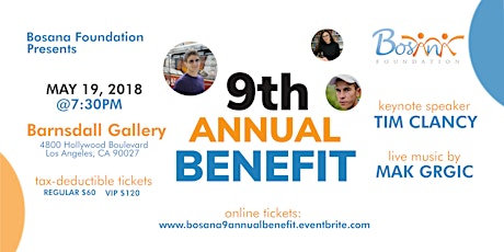 Bosana 9th Annual Benefit  primary image