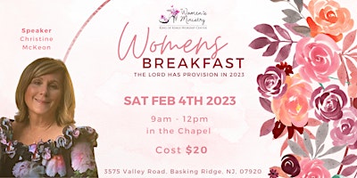 Women's Breakfast With Guest Speaker Christine McKeon