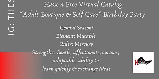 Gemini Celebrations! IG: TheSelfHelpLover: Gifting Virtual-Catalog Party!