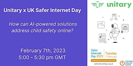 Unitary x UK Safer Internet Day: AI solutions to address child safety