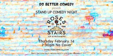 Stand Up at Roses by the Stairs - Do Better Comedy