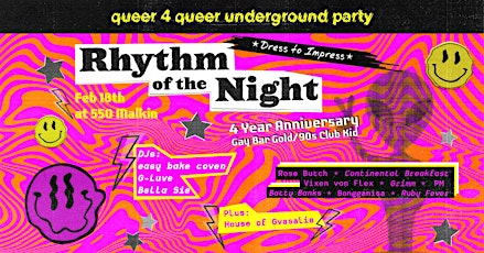 Rhythm oF the NiGHT // FOUR YEAR Anniversary ~ throwback night