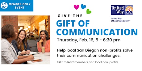 Give the “Gift of Communication” – Community Give-back Event primary image