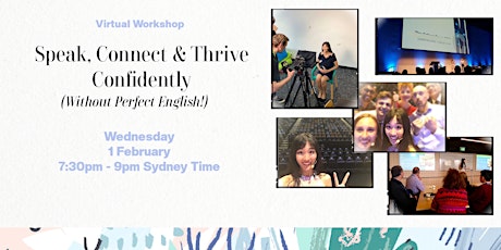 Virtual Workshop: Speak, Connect, & Thrive (Without Perfect English!)