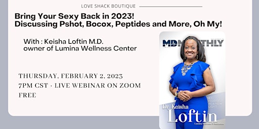 Bring Your Sexy Back in 2023!  Discussing Pshot, Bocox, Peptides and More!
