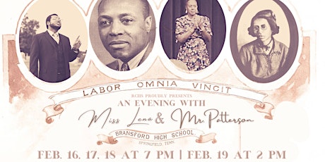 An Evening with Miss Lena and Mr. Patterson
