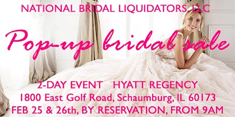 Pop-Up Bridal Sale by National Bridal Liquidators, LLC