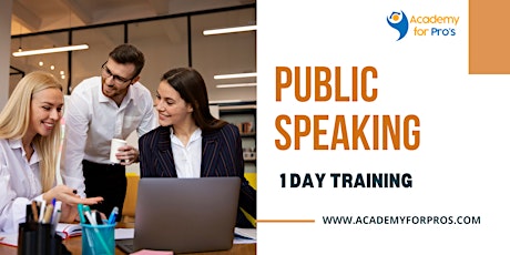 Public Speaking 1 Day Virtual Live Training in Melbourne