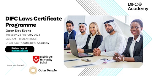 DIFC Laws Certificate Programme Open Day Event
