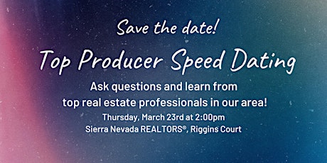 Top Producer Speed Dating
