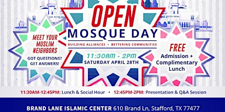 Open Mosque Day : Building Alliances - Bettering Communities  primary image