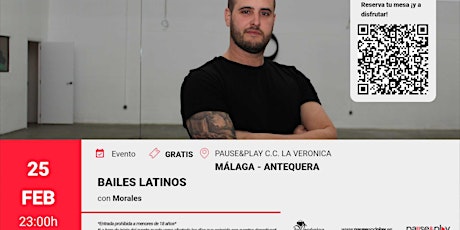 Taller de Bailes Latinos con Morales Pause&Play C.C. La Verónica (Antequera