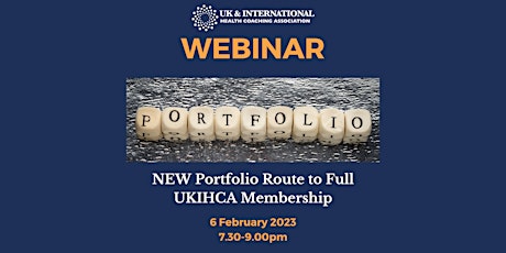 NEW Portfolio Route to UKIHCA Full Membership