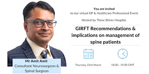 GP - GIRFT Recommendations and implications on management of spine patients