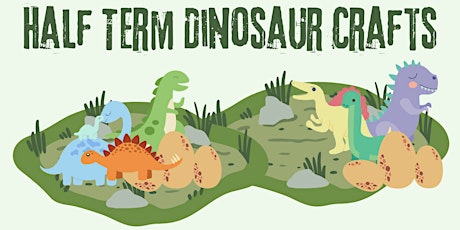 Imagem principal do evento Drop-In Half Term Dinosaur Crafts @ Warwick Library