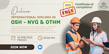 International Diploma in OSH - NVQ & OTHM